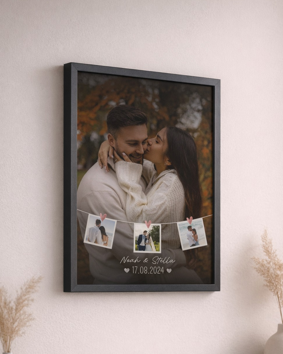Quadro Personalizado com 4 Fotos