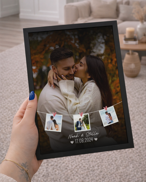 Quadro Personalizado com 4 Fotos